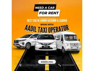 Jammu and Ladakh Taxi Services and Cabs at Best Price.