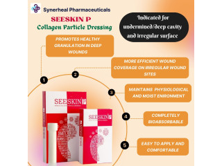 SEESKIN P COLLAGEN PARTICLES | Ideal for Deep Wounds | Synerheal Pharmaceuticals