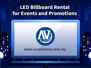 LED Billboard Rental for Events and Promotions