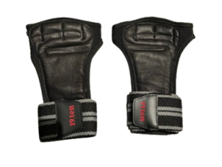 Leather weight training gloves