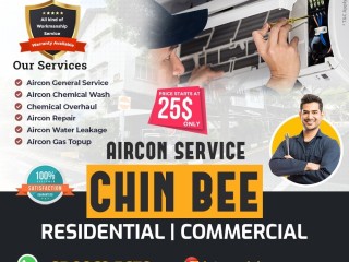 Aircon service in Chin Bee, singapore