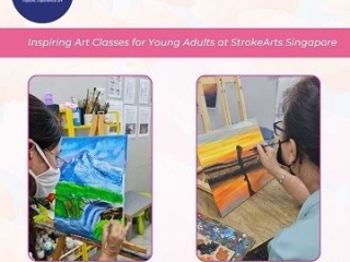 Inspiring Art Classes for Young Adults at StrokeArts Singapore