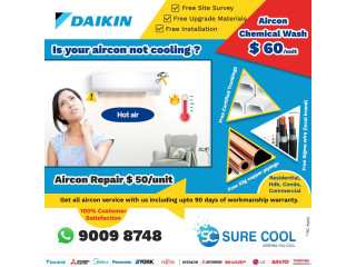 Daikin Aircon Servicing in Singapore