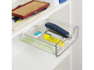 Under Desk Drawers with Storage | Shelf Organizer with Desk Efficient Desk Storage Solution.