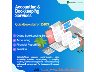 Use BizBooksAdvice's Expert Services to Fix QuickBooks Error 15103