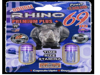 Rhino - 69 Premium Plus, Power 2,000,000 Double Pack - Maximum Strength