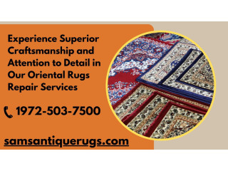 Experience Superior Craftsmanship and Attention to Detail in Our Oriental Rugs Repair Services