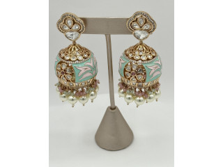 Polki Diamond Earrings for Timeless Glamour