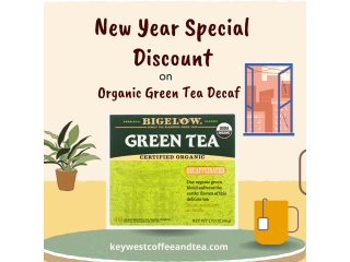 New Year Special Discount on Organic Decaf Green Tea