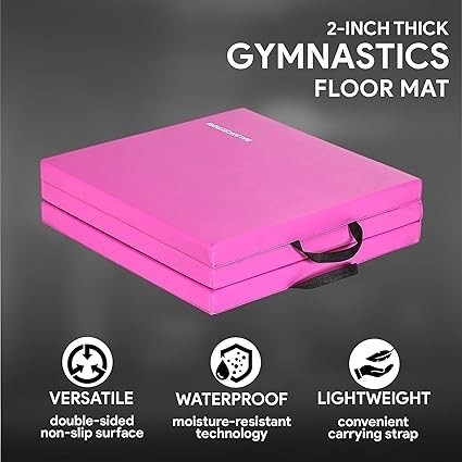 balancefrom-2-inch-three-fold-folding-exercise-mat-with-carrying-handles-for-mma-multiple-colors-big-2