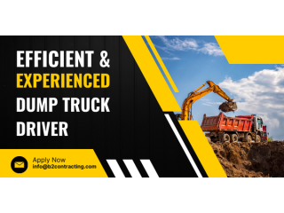 Efficient and Experienced Dump Truck Driver