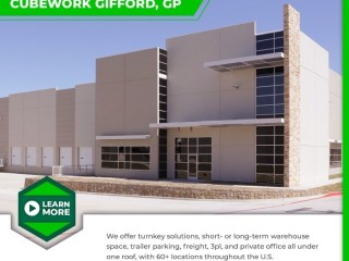 Flexible Warehouse Space at Cubework Gifford with no hidden fees