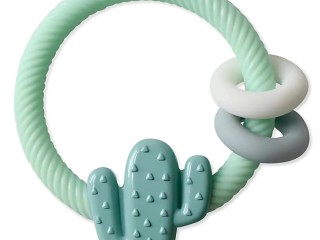 Silicone Teether with Rattle