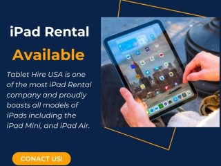 IPad Rent in USA for Trade Shows & Seminars