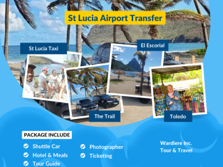 St Lucia Airport Transfer: Airport Shuttles & Island Adventures