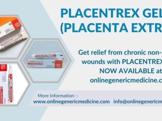 Placentrex gel for chronic non-healing wounds | Available now at onlinegenericmedicine