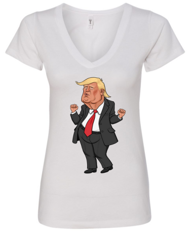 trump-2024-donald-trump-shot-cartoon-v-neck-t-shirt-big-0