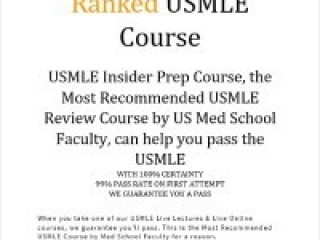 The Best & The #1 Ranked USMLE Course