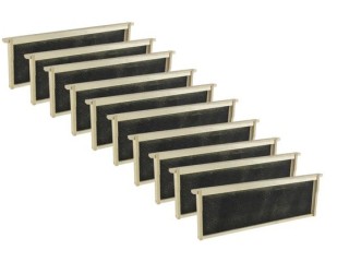 Premium Assembled Bee Frames with Durable Plastic Foundation