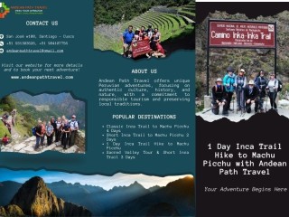 1 Day Inca Trail Hike to Machu Picchu with Andean Path Travel