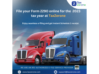 File Form 2290 online and get IRS-stamped Schedule 1 instantly.
