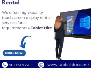 Touchscreen Rentals for Events and Exhibitions