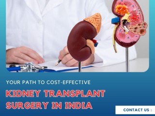 Affordable Cost of Kidney Transplant Surgery in India