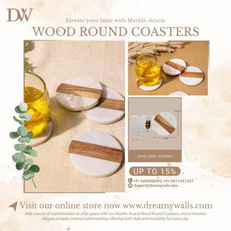 wood-round-coasters-stylish-durable-drink-coasters-for-your-home-big-0