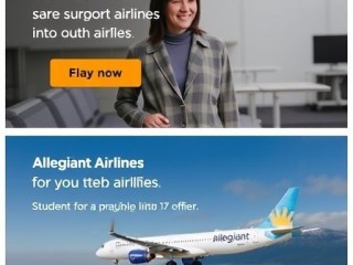 Allegiant Airlines student discounts