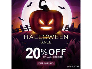 Halloween live Sale! Get 20% OFF on all pet supplies only @BestVetCare!