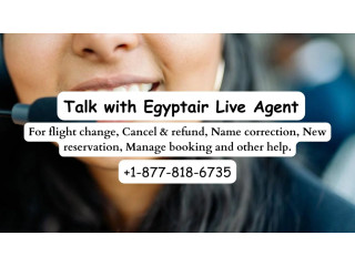 How to speak a Live person at Egyptair 24/7?