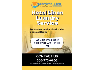 Commercial Linen Services High- Quality Hotel Linen Laundry Service