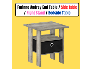 Furinno Andrey End Table / Side Table / Night Stand / Bedside Table