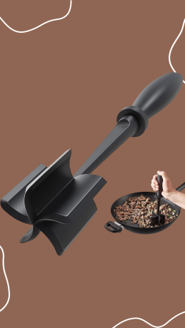 meat-chopper-for-hamburger-nylon-ground-beef-chopper-tool-and-meat-fork-non-stick-mix-chopper-big-0