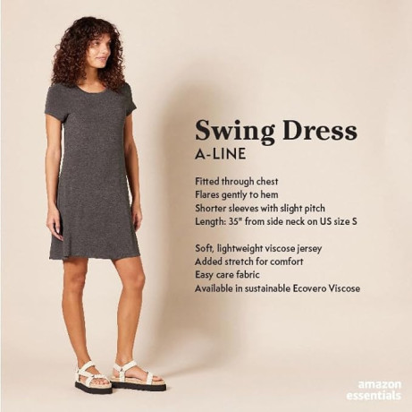 amazon-essentials-womens-short-sleeve-scoop-neck-swing-dress-big-1
