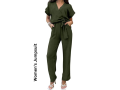 prettygarden-womens-jumpsuit-casual-short-sleeve-wrap-v-neck-belted-wide-leg-pants-small-0