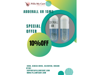 Order Adderall XR 15mg now and receive special discounts. We accept debit cards for payment.