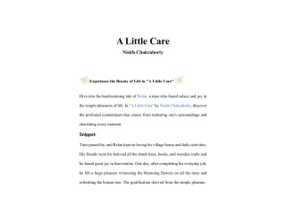 A Little care